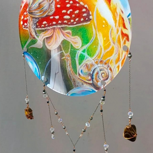 Suncatcher ArtPrint 'Forest Sanctuary'